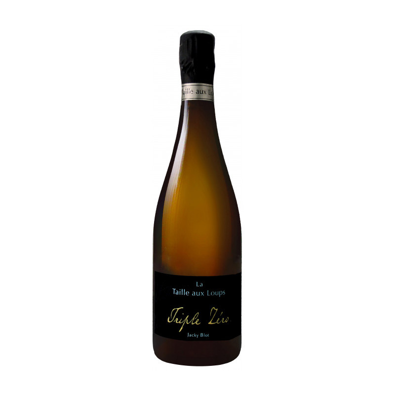 LOIRE / MONTLOUIS BRUT Triple ZERO Domaine de la TAILLE AUX LOUPS Jacky BLOT