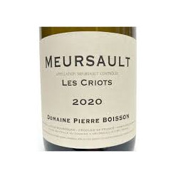 BOURGOGNE MEURSAULT Les  Criots BOISSON  2020