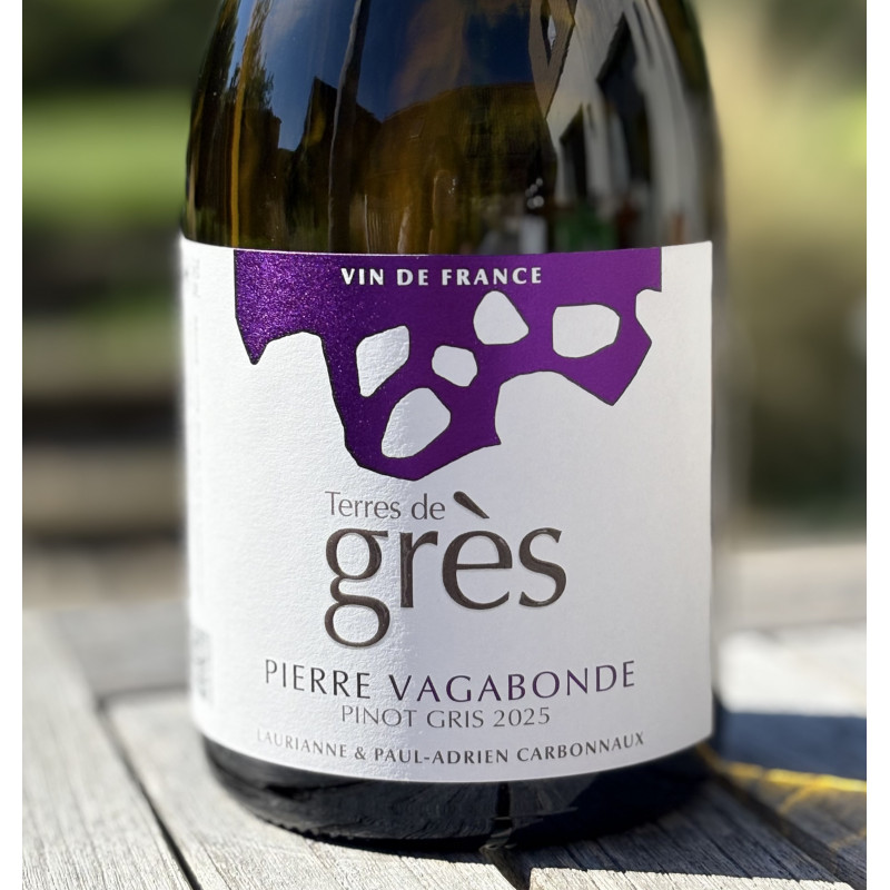 Vin du NORD Domaine TERRE DE GRES Cuvée Pierre VAGABONDE